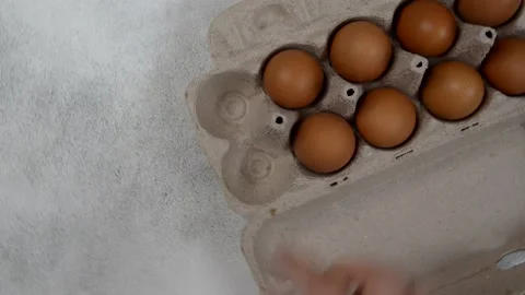 Farming products eggs Stock Footage 162432661