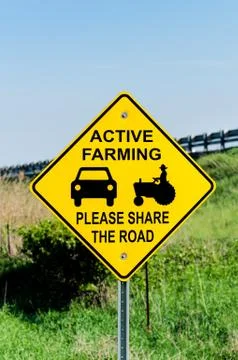 Farming Sign Stock Photos