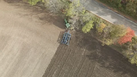 Farming top view Stock Footage 145956212