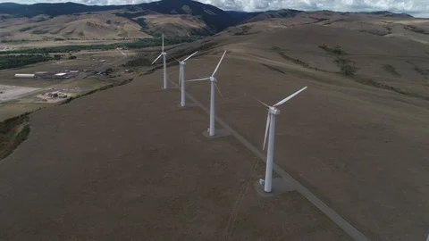 Farming the wind Video stock 120875330