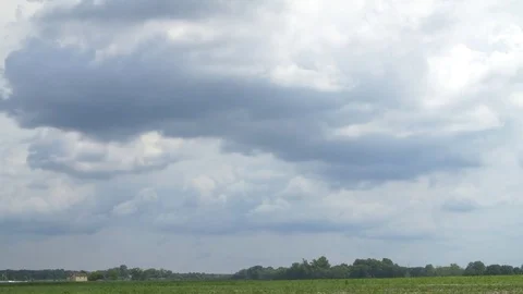 Farmland Cloud Timelapse Stock Footage 70738985