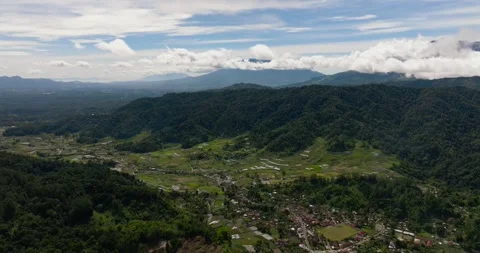 Farmland in Sumatra, Indonesia. Stock Footage 322169448