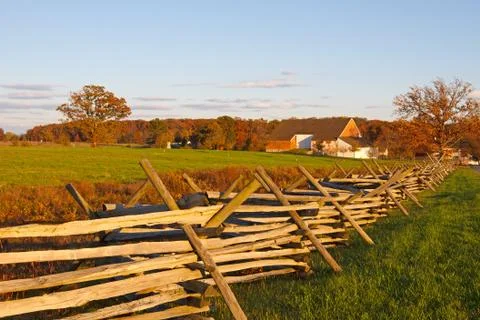 Farmstead at gettysburg Stock Photos