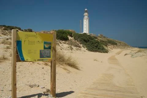 Faro de Trafalgar Stock Photos