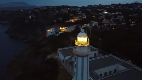 Faro de Xabia_Javea Lighthouse 스톡 동영상 312340740