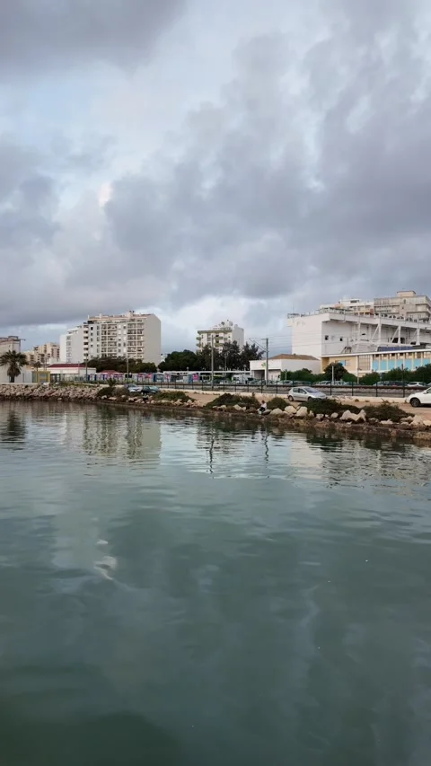 Faro Marina During Quiet Winter Season Stock Footage 301646687