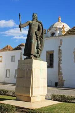 Faro old town square Stock Photos
