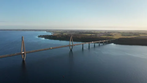 Faroe Bridge in Denmark Stock Footage 245482558