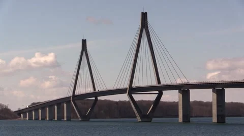 The Faroe Bridge (Farøbroen) in Denmark Stock-Footage 48907254