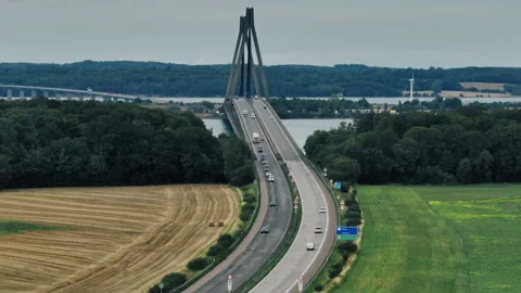 Faroe Bridge Video stock 263805960