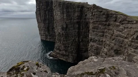 Faroe Island Cliffs,  Stock Footage 273585824