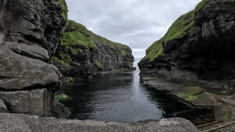 Faroe Island Cliffs,  Stock Footage 273585844
