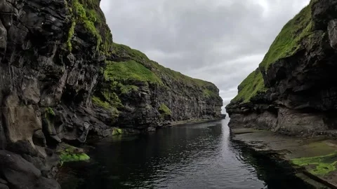 Faroe Island Cliffs,  Stock Footage 273585976