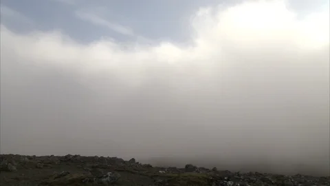 Faroe Island Clouds Stock Footage 129869844