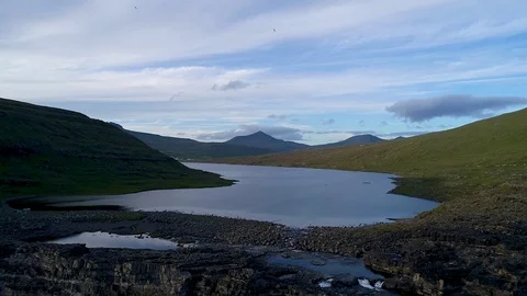 Faroe islands 12 Stock Footage 125680924
