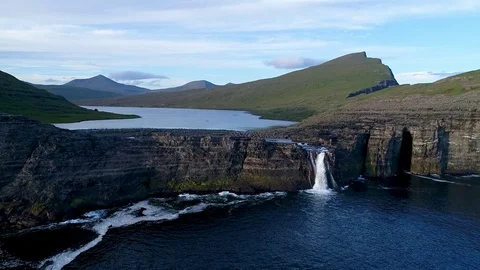 Faroe islands 18 Stock Footage 125681114