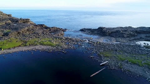 Faroe islands 21 Stock Footage 125681335