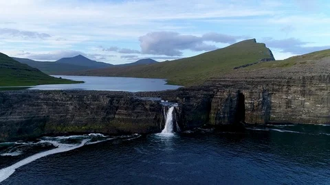 Faroe islands 5 Stock Footage 125680574