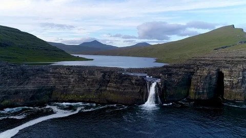 Faroe islands 6 Stock Footage 125680576