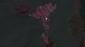 Faroe Islands and capital circled and zoomed. Administrative 4k or 4k+ Resolution