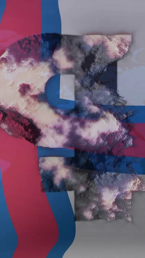 Faroe Islands flag with world map and currency symbol animation Stock Footage 342996153