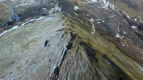 Faroe islands FPV 動画素材 304734000