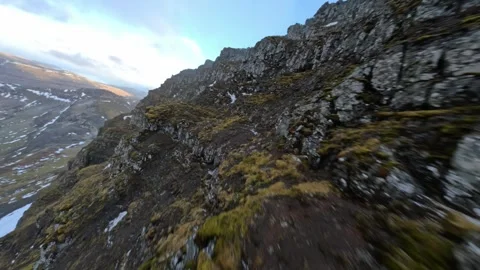 Faroe islands FPV 動画素材 304734058
