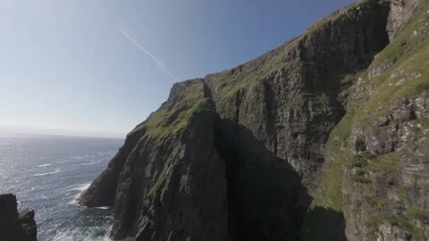 Faroe islands FPV 動画素材 304734916