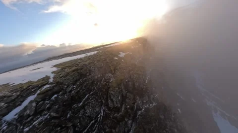 Faroe islands FPV 動画素材 304802256
