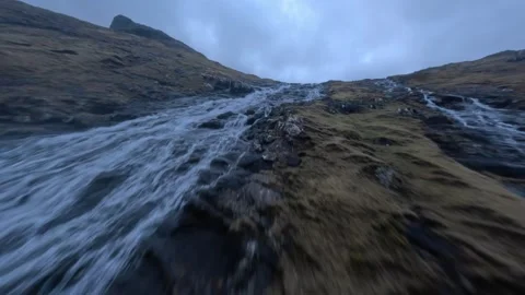 Faroe islands FPV 動画素材 304802442