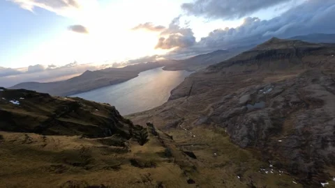 Faroe islands FPV 動画素材 304802487