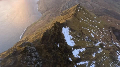 Faroe islands FPV 動画素材 304802535