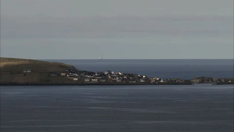 Faroe Zoom out Stock Footage 129880971