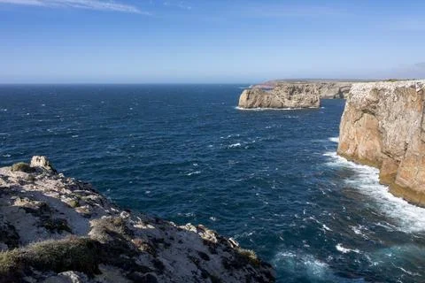 Farol do Cabo de Sao Vicente, Portugal Stock Photos