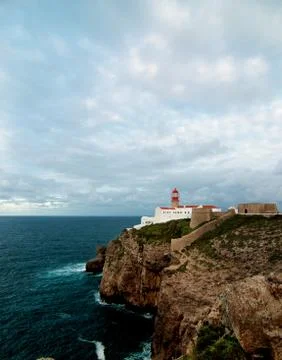 Farol do Cabo de So Vicente, Portugal Stock Photos