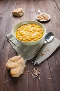 Farro chowder Stock Photos