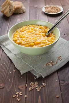 Farro chowder Stock Photos