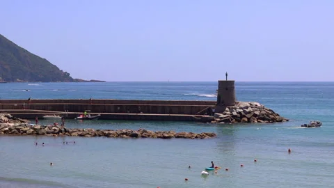 Farro tower sea 動画素材 157285391