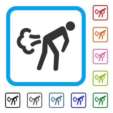 Fart Framed Icon Stockillustratie