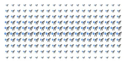 Fart Gases Shape Halftone Pattern Stockillustratie