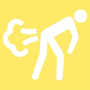 Fart Vector Icon Illustrazione stock