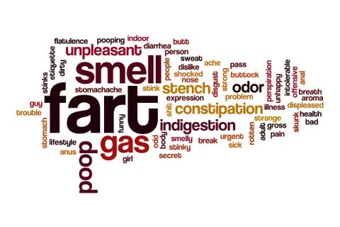 Fart word cloud concept Stock Illustration