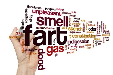Fart word cloud concept Stock Illustration