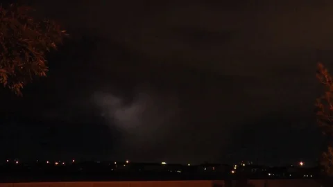 Fas Lighting Strike Video stock 81414484