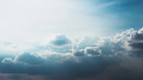 Fascinating Clouds. 4k Stock Footage 77471571