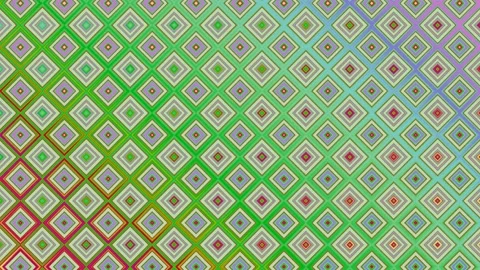Fascinating colored squares. Endless looped pattern Stock Footage 171714488