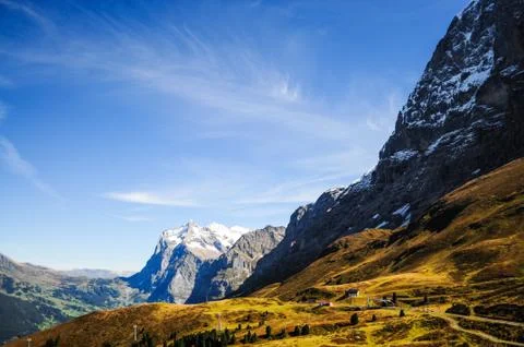 Fascinating mountain scene Stock Photos