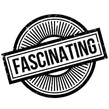 Fascinating rubber stamp Stock Illustration
