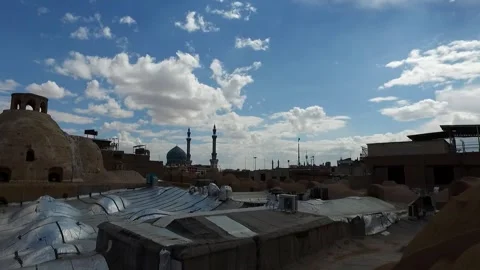 A fascinating traditional bazaar with distinct structural, stock footage. Stock Footage 304817208