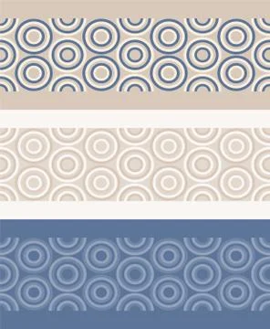 Fashion abstract pattern with circles Stock Illustration